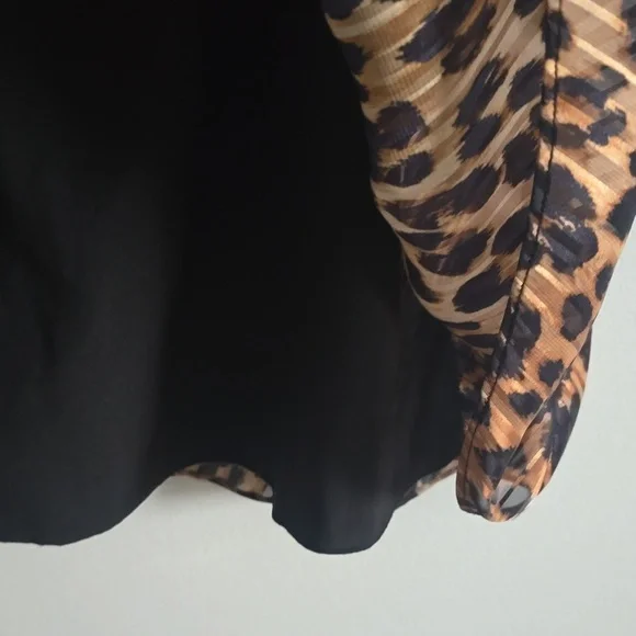 NWOT Milly Elma Burnout Leopard Mini Dress Size 4 - Picture 7 of 11